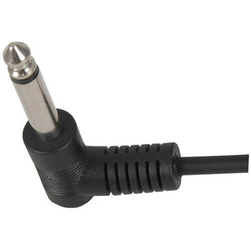 6.5mm Mono Plug to 6.5mm Mono Plug Aud Cabl (Right Angle 6m)