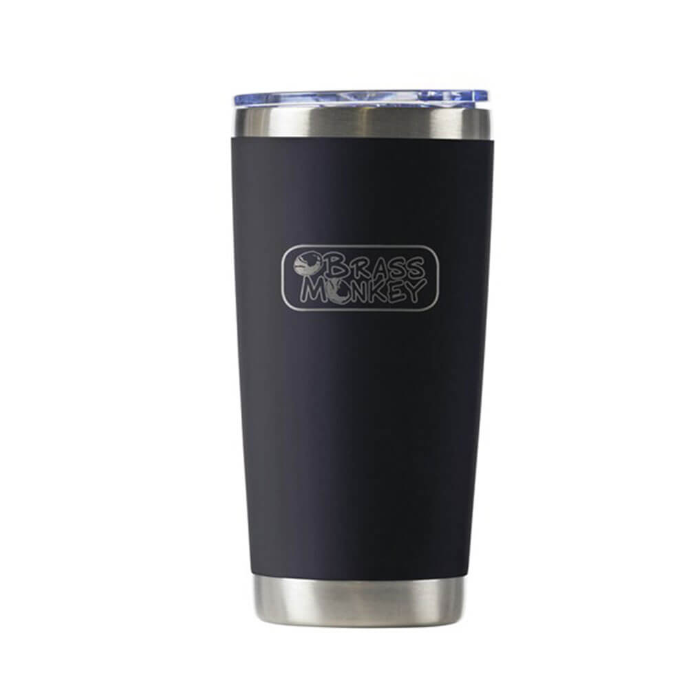 Brass Monkey Stainless Steel Push Lid Cup (590mL)