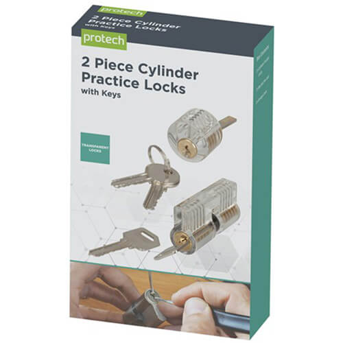 Cylinder Practice Locks 2pcs
