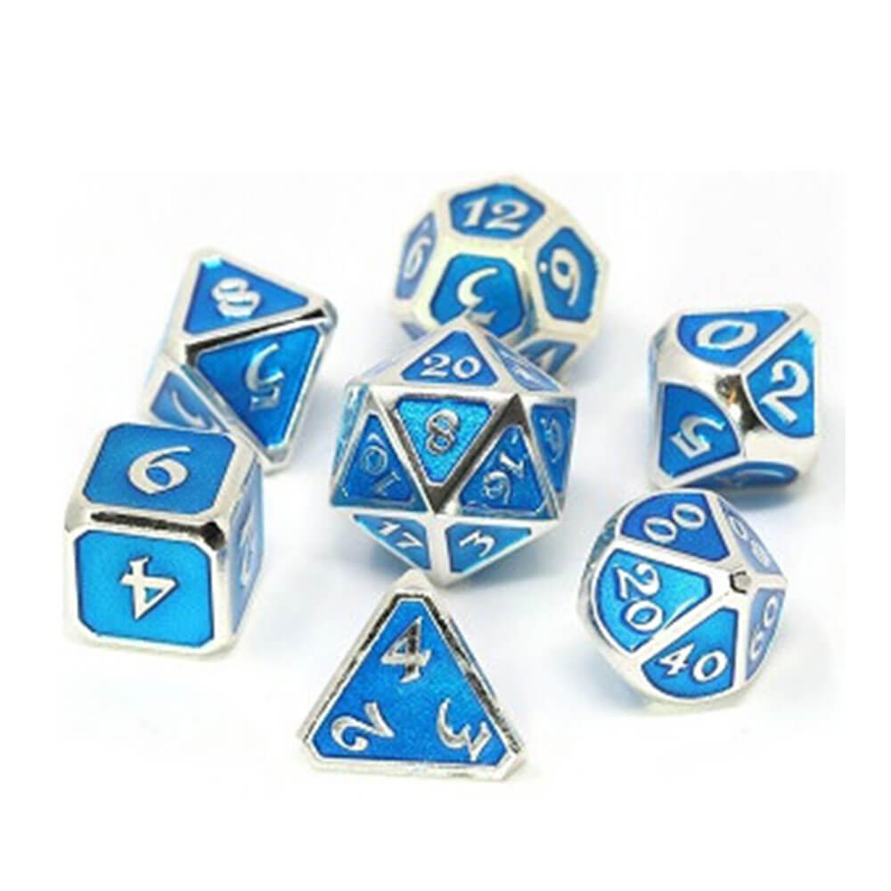 Dice Metal Set Polyhedral Mythica