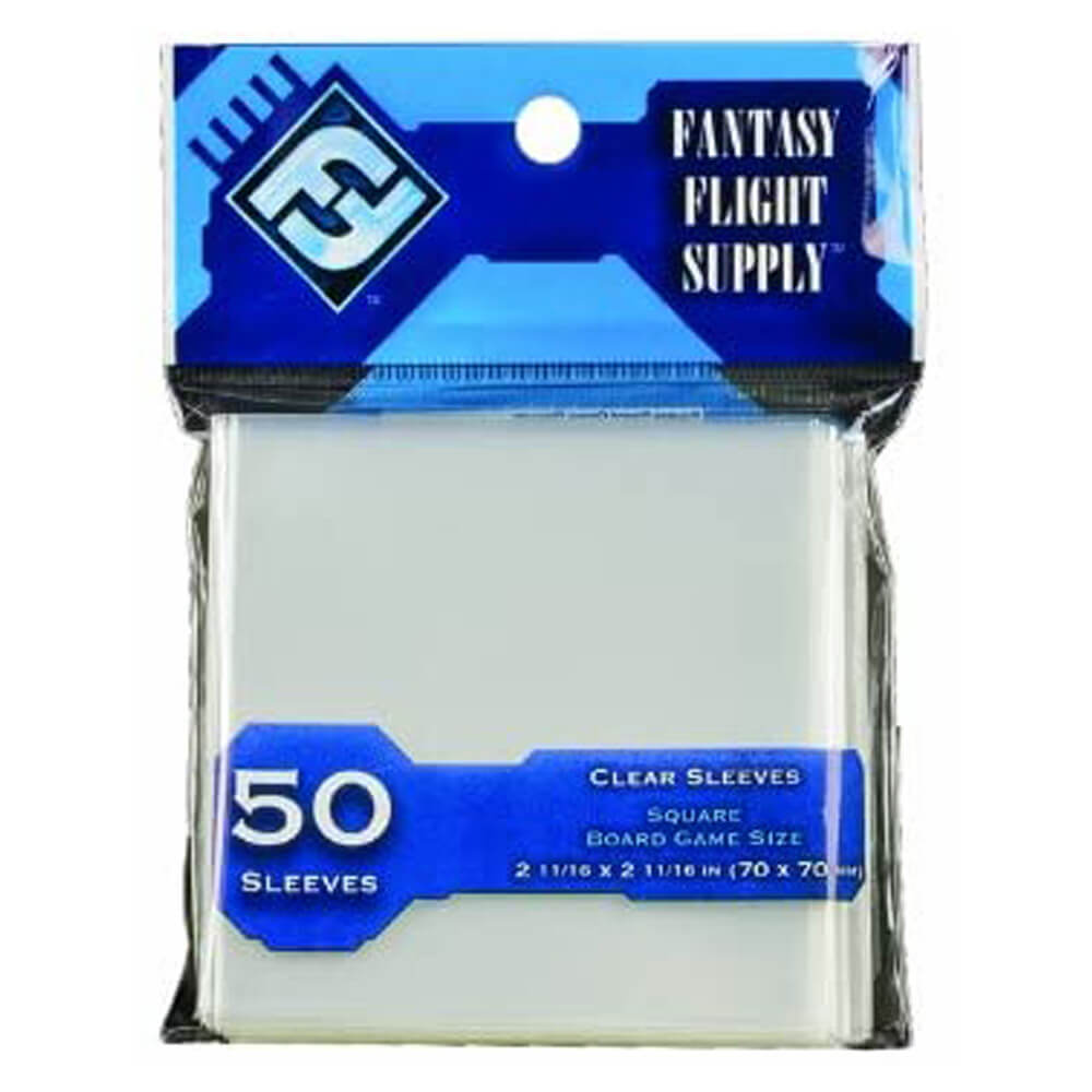 FF Board Game Sleeves Square Card (50 Per Pack/70mmx70mm)