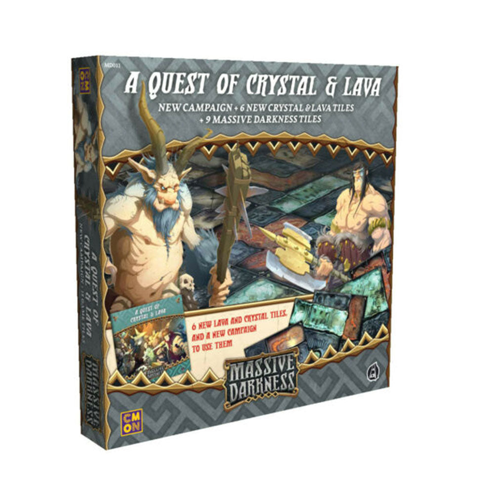 Massive Darkness A Quest of Crystal & Lava Expansion Game