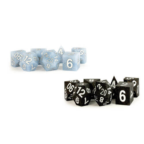 MDG Sharp Edge Silicone Rubber Dice Set