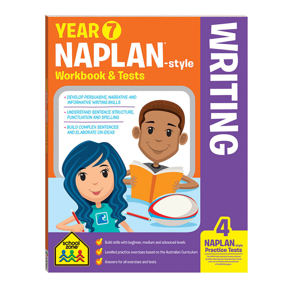 Schoolzone Naplan Year 7 Workbook and Tests